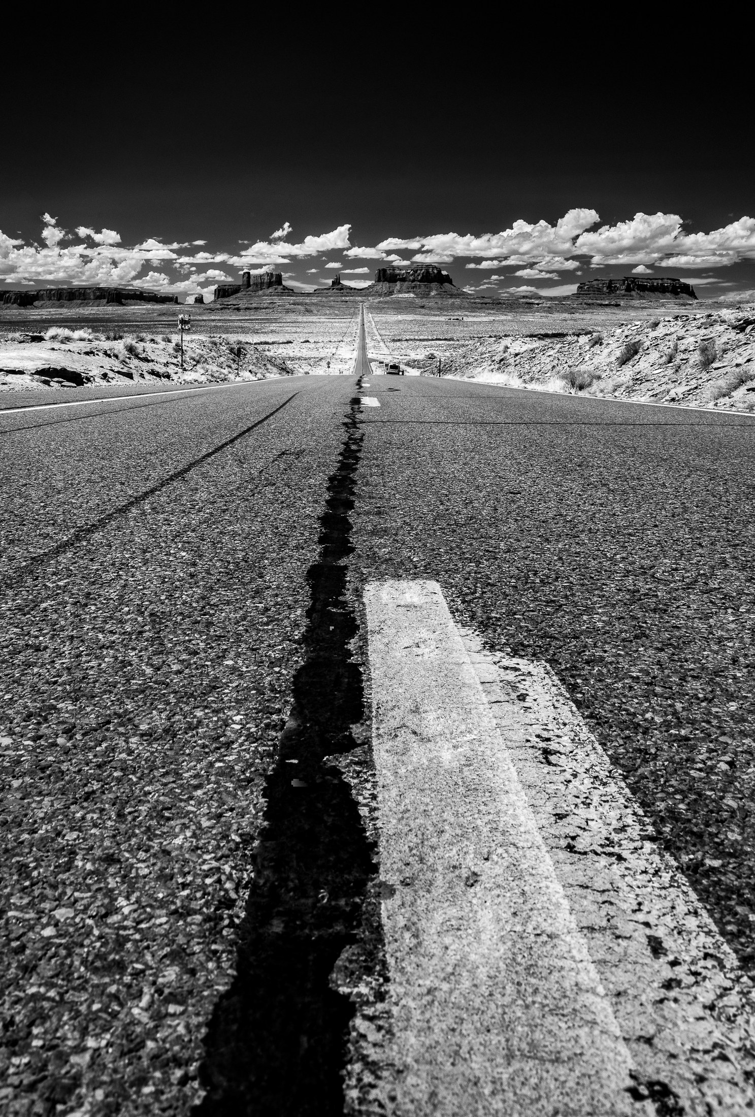 The long road in infrared